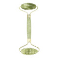 Bodie de beauté pour le visage sain couche pied pied naturel rouleau de jade vert gua sha outil de grattage pour massage du visage rouleau de jade facial